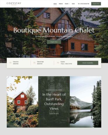 mountain chalet home 1